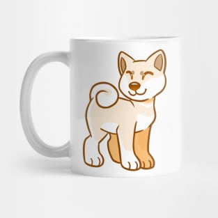 Happy Shiba Inu - White Mug